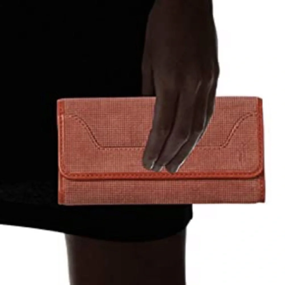 Frye Red Textured Wallet - Picture 3 of 8